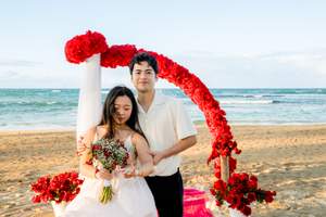 Paquetes de propuesta de matrimonio en Punta Cana — Experiencias en playa privada desde US$999: detalle del montaje 3 en una playa privada de Uvero Alto, Punta Cana.