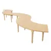 Serpentine table for rent in Punta Cana 