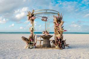 cena para propuesta de matrimonio en la playa en punta cana republica dominicana: vista principal 2, Uvero Alto, Punta Cana.