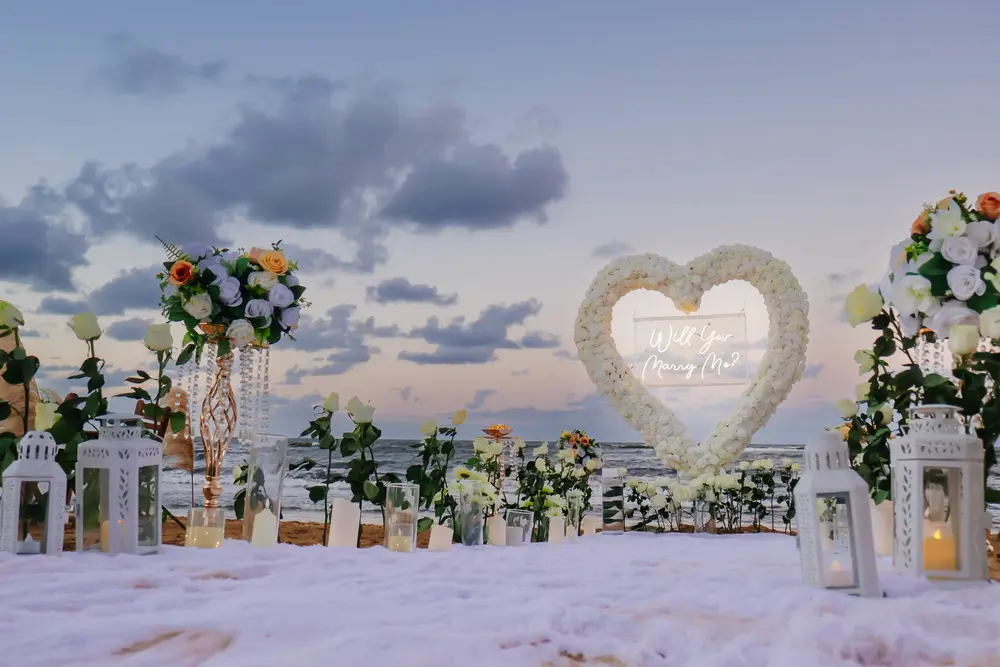 Propuesta Tropical de Matrimonio con Vista al Mar