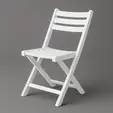 Silla plegable plastica blanca para renta en punta cana