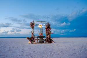 propuesta de matrimonio romantica con cena en la playa en punta cana: vista principal 1, Uvero Alto, Punta Cana.