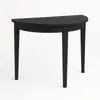 Black Round Wooden Table for rent in Punta Cana 