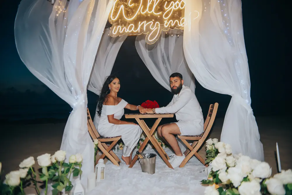 Marry Me Setup in Paradise