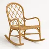 Wide Weave Rattan Rocking Chair for rent in Punta Cana 