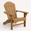 Silla Adirondack color madera para renta en punta cana