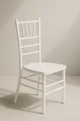 Silla Tiffany blanca para renta en punta cana
