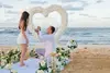 Propuesta romántica en la playa de Punta Cana
