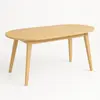 Mesa rectangular con patas inclinadas para renta en Punta Cana