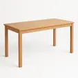 Mesa rectangular para renta en Punta Cana