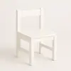 Silla infantil de madera color blanco para renta en Punta Cana