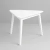 White Triangular Table for rent in Punta Cana