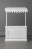 Mesa para candy bar blanca para renta en Punta Cana