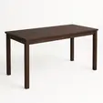 Mesa Rectangular Tradicional para renta en Punta Cana