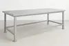 Industrial metal table for rent in Punta Cana 