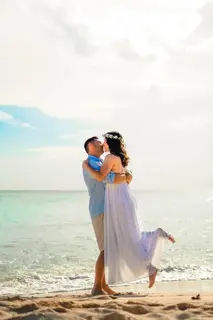 couple photo session in bayahibe