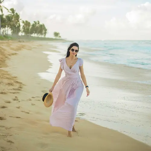 Russian model photoshoot in punta cana