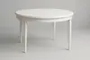 White Round Wooden Table for rent in Punta Cana 