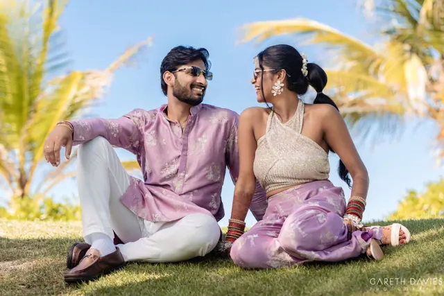La pareja junto al mar — Punta Cana
